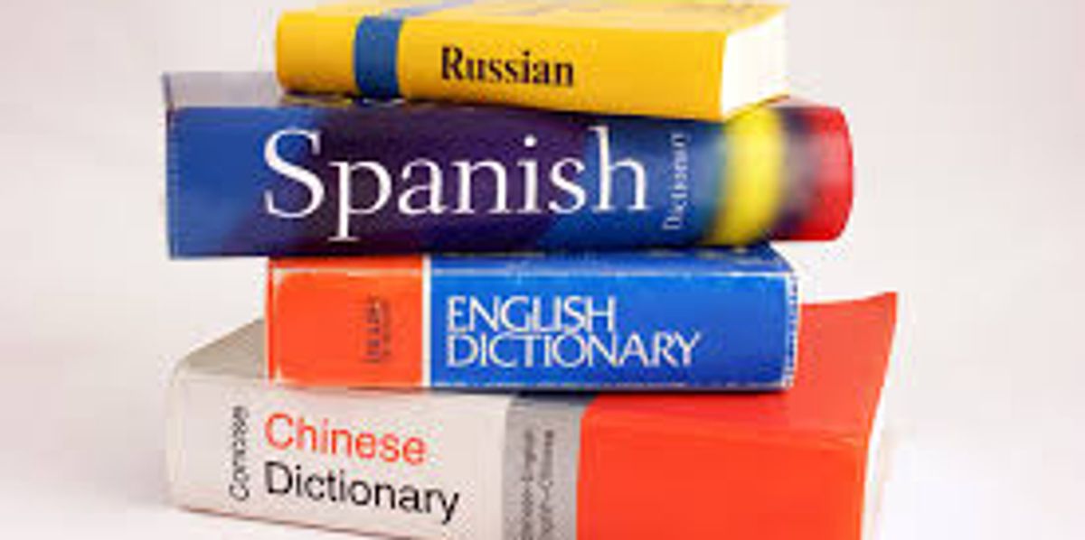 Books and learning materials for language education